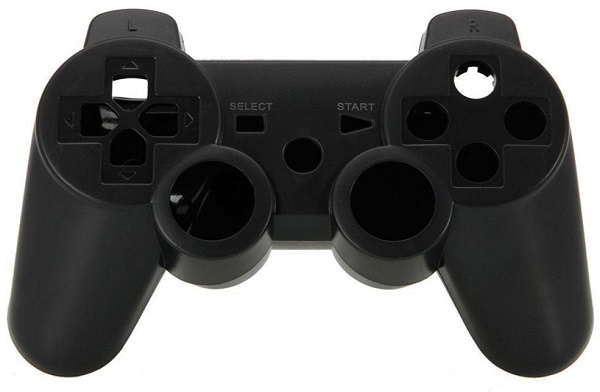 Plastic Housing Shell for PS3 Gamepad Black (Oem) (Bulk)