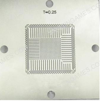 80mm x 80mm PS4 Stencil Template CXD90026G 0.25mm για BGA reballing