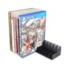 For PS4 DOBE 2PCS Game Stand for Playstation 4 PS4/PS4 Slim/PS4 Pro Game Card Box Storage 10PCS CD For PS4 DOBE 2PCS Game Stand for Playstation 4 PS4/PS4 Slim/PS4 Pro Game Card Box Storage 10PCS CD