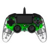 Ενσύρματο χειριστήριο Nacon Wired Illuminated Compact Controller για PS4 - Crystal Green Ενσύρματο χειριστήριο Nacon Wired Illuminated Compact Controller για PS4 - Crystal Green