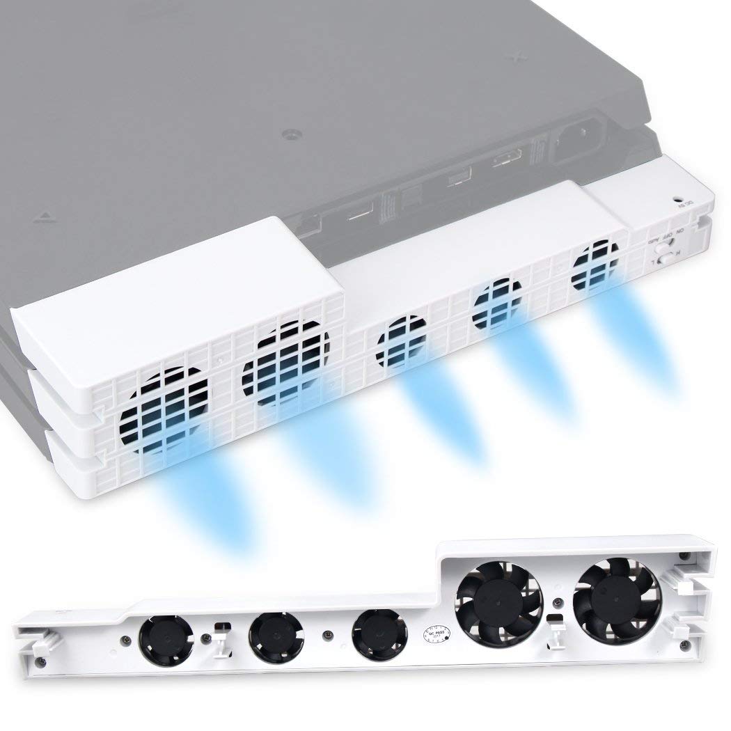Dobe Super Cooling Fan System with 5 fans for PS4 Pro - White