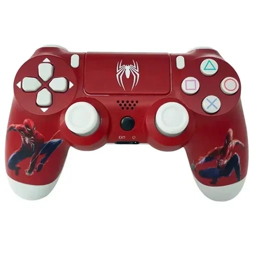 Doubleshock wireless Gamepad for PS4 Spiderman red