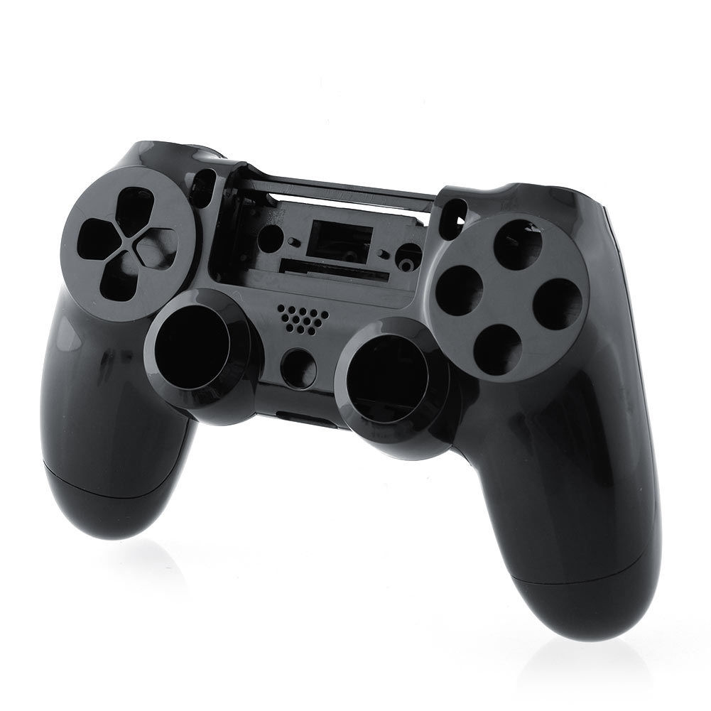 Full Set Gamepad Shell Case Black Housing for Sony PS4 (OEM)