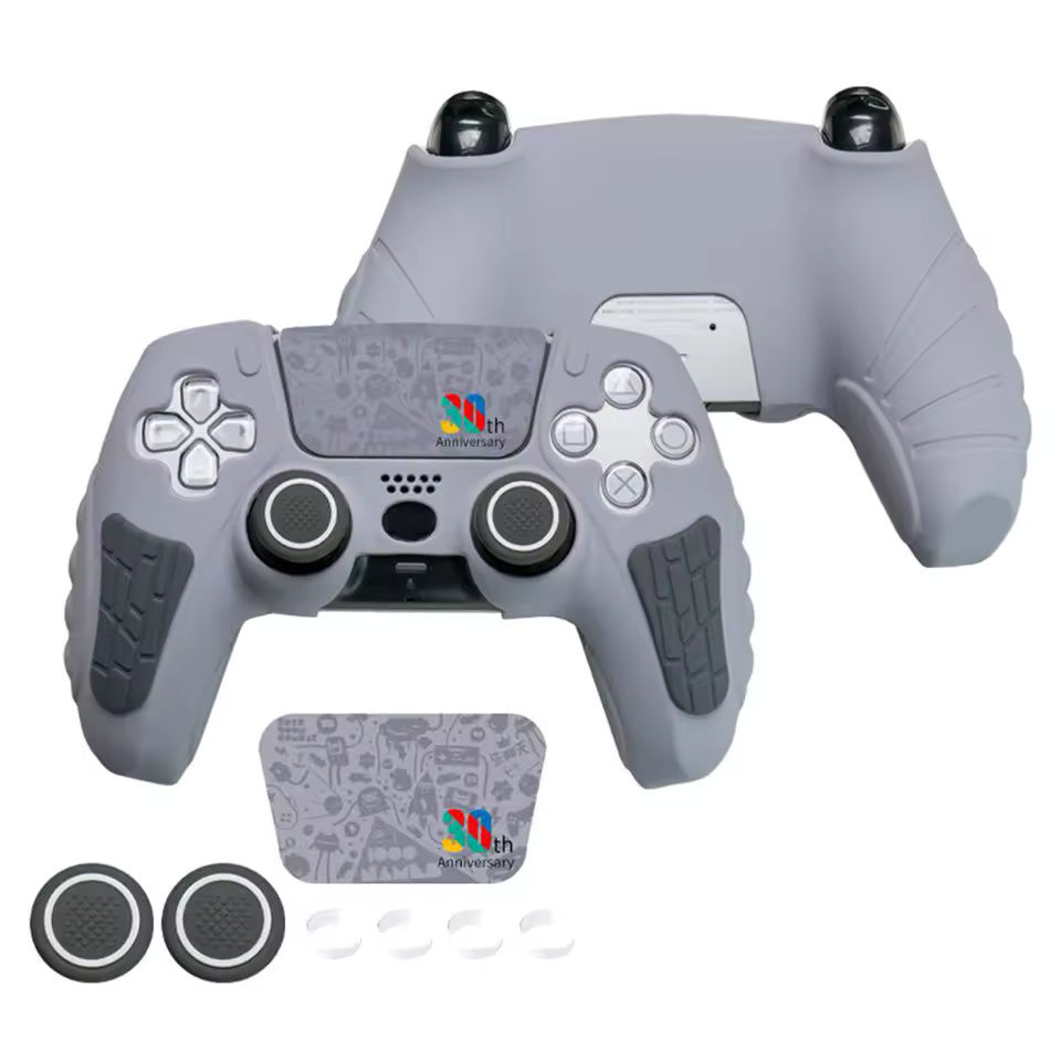 30th Anniversary Limited Edition Controller Silicone Cover For PS5 With Touch Screen Sticker For PlayStation5 Controller Shell