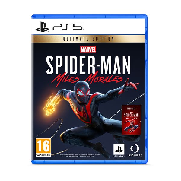 PS5 GAME -Marvel's Spider-Man: Miles Morales Ultmate Edition (USED)