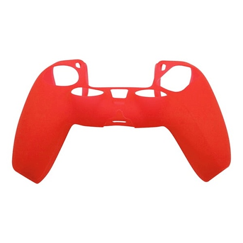 Red Silicone Skin Case for PS5 Controller