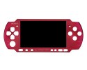 PSP 3000 slim faceplate slim metallic red