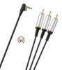 3RCA AV Stereo cable καλώδιο σύνδεσης του PSP 2000 & 3000 σε TV
