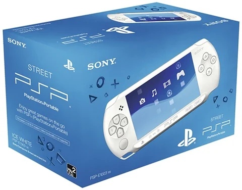 Κονσόλα PSP E1000 λευκή σαν καινούργια στο κουτί της
