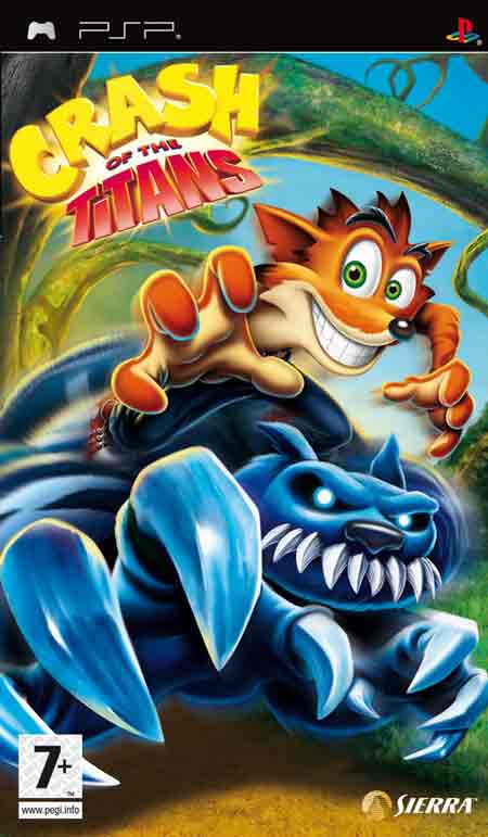 PSP GAME - CRASH OF THE TITANS