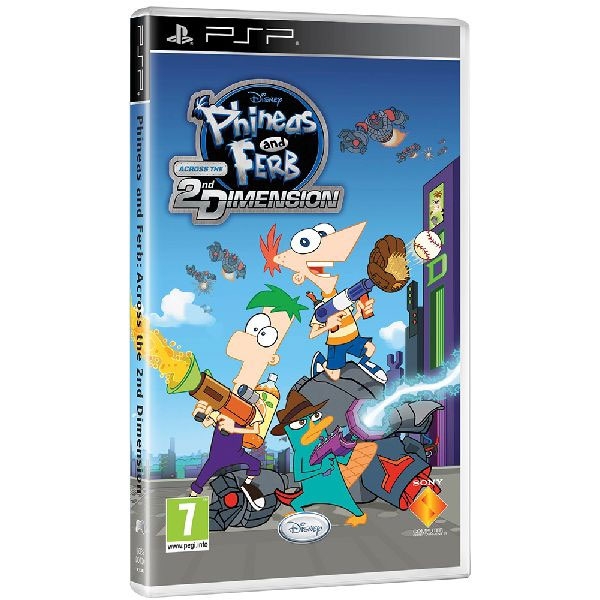 PSP GAME - Phineas and Ferb: Across the 2nd Dimension - Ελληνικό