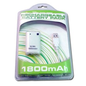 XBOX360 Rechargeable Battery Pack 1800mAh USB