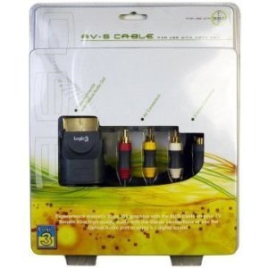 Logic3 XBOX 360  S-VIDEO AV optical Καλώδιο cable xbox360