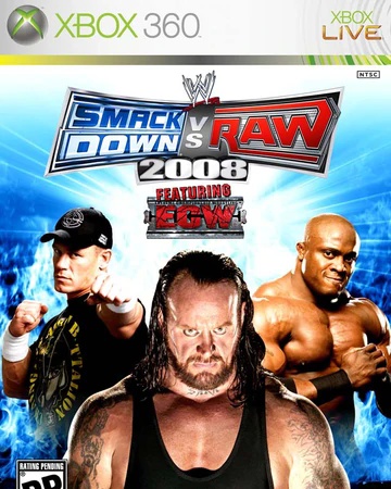 XBOX 360 GAME - Smack Down VS Raw 2008 (MTX)