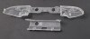 Ανταλλακτικά κουμπιά set LB RB Button Bumper Replacement Trigger Buttons Part for Xbox One S Slim Controller Joystick Trigger Clear (OEM)
