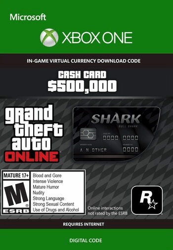 Gta 5 Bull Shark Card (Xbox One)