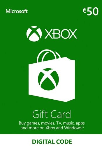 Microsoft Xbox Live 50 Euro Gift Card - (Serial Only)