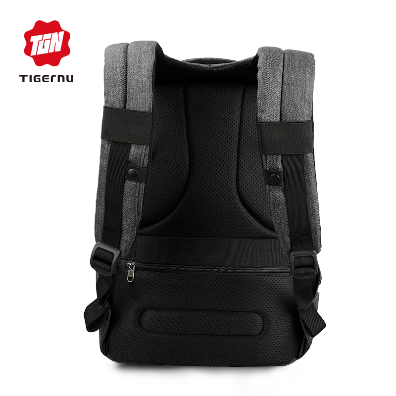 Tigernu Σακίδιο πλάτης Laptop 15,6'' με θύρα USB Σκούρο Γκρι T-B3237USB-DG