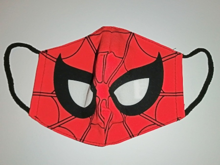 Protective face mask for children (Spiderman)