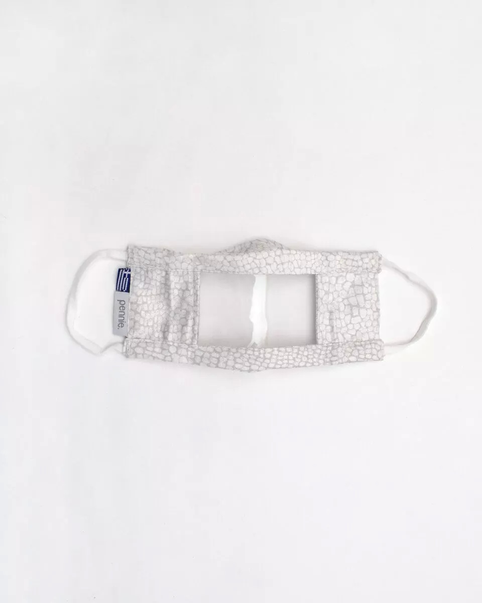 MASK WITH TRANSPARENCY SMILE CARSON 20.5X8CM