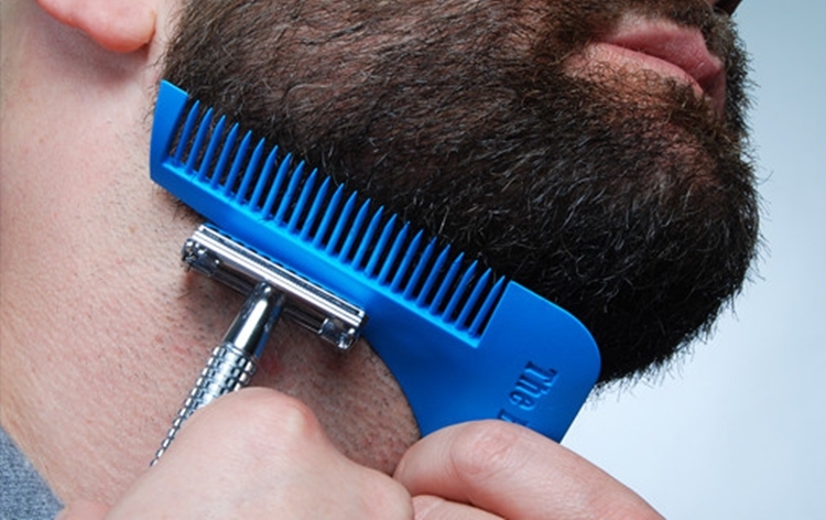 Beard Shaping Tool blue