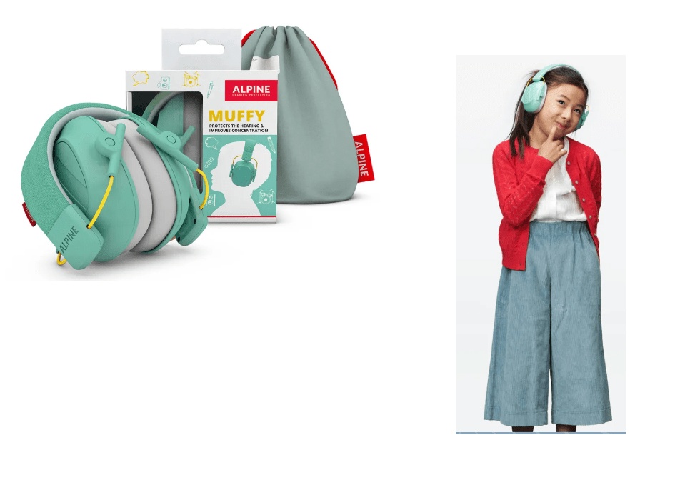 Alpine Muffy™ - ear plugs for kids Mint color