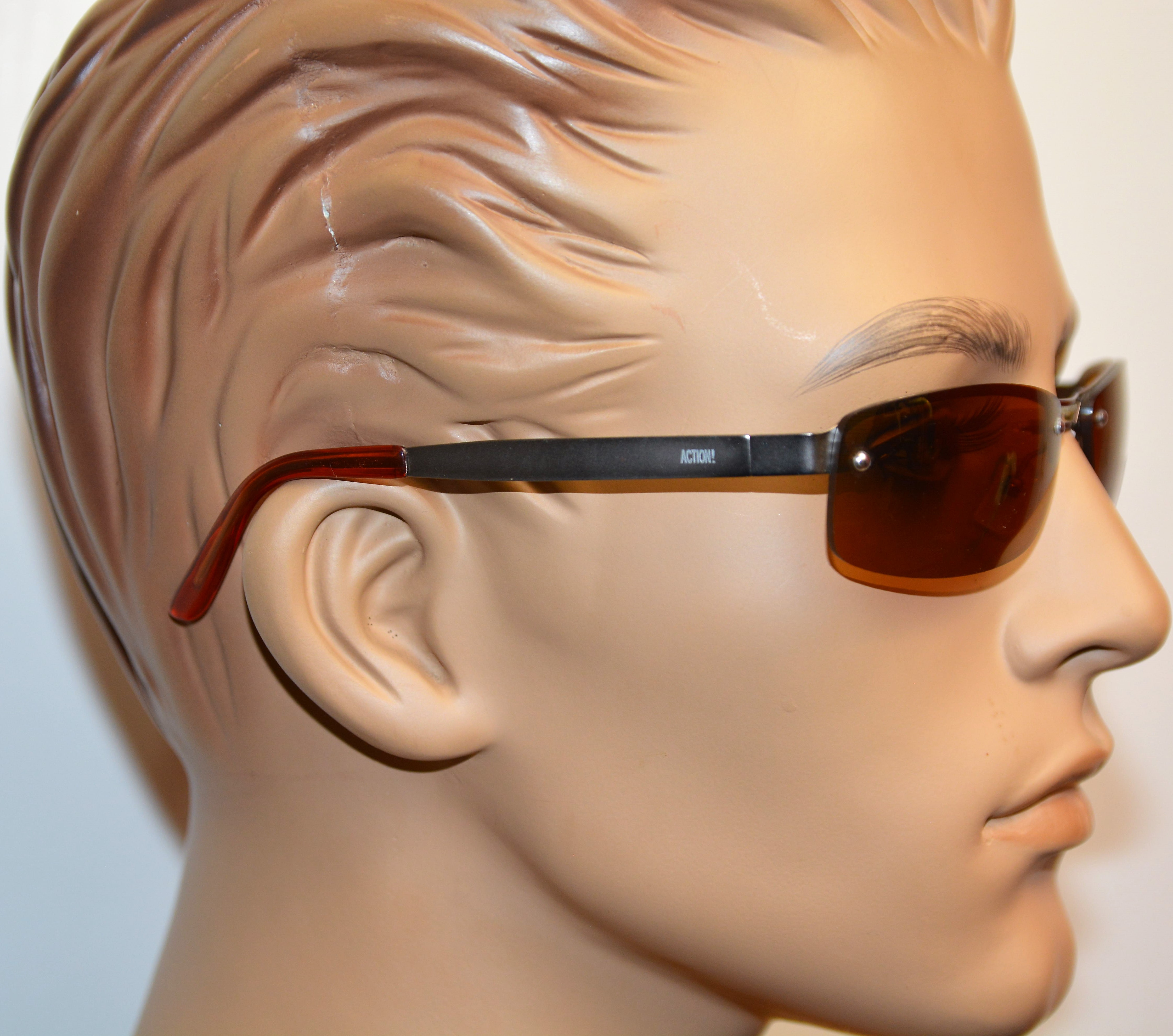 Γυαλιά ηλίου Designer sunglasses Action AC2008 6118 130 Καφέ