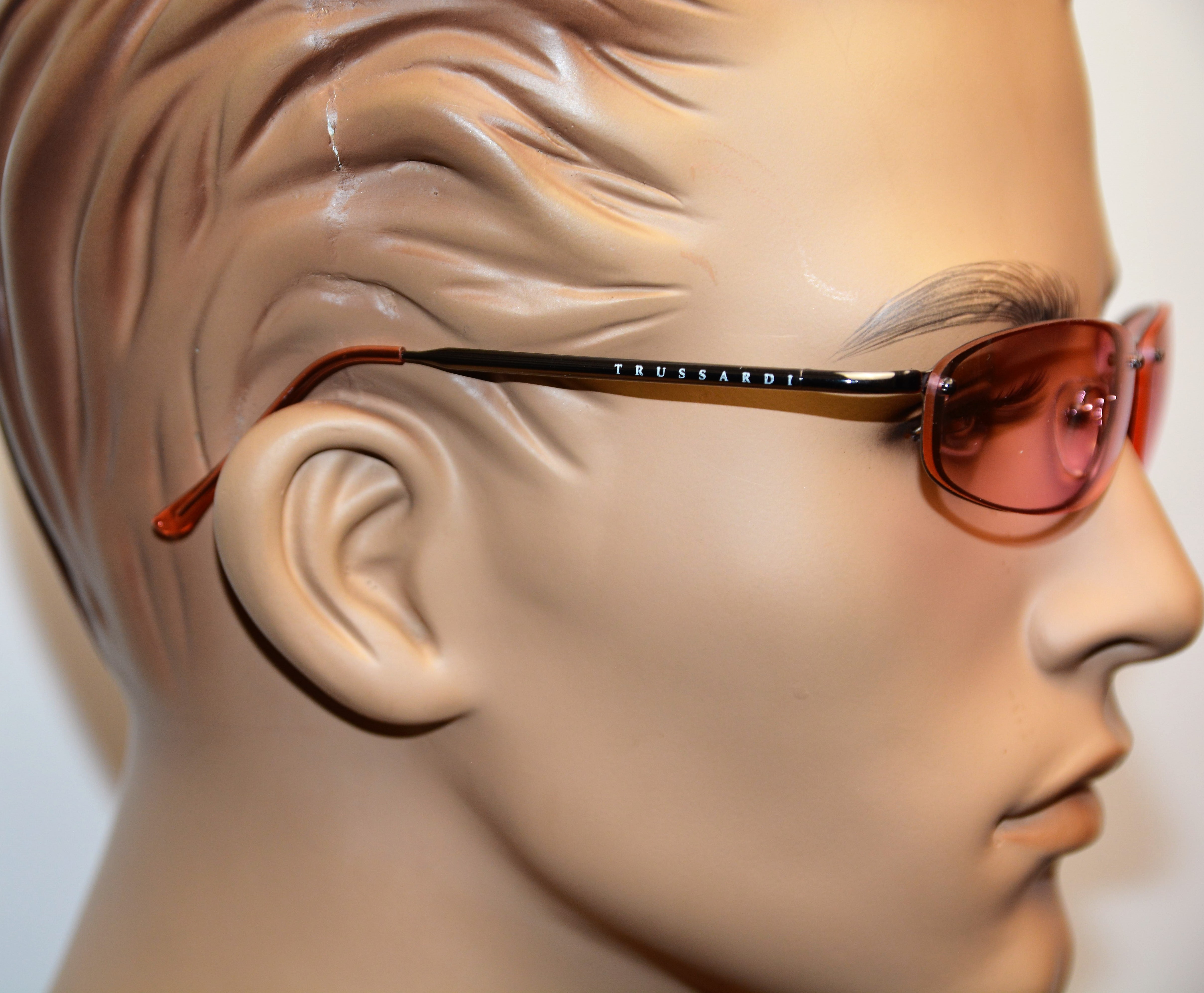 Designer sunglasses Trussardi Visibilia TE 20375 711 5817 135 Pink