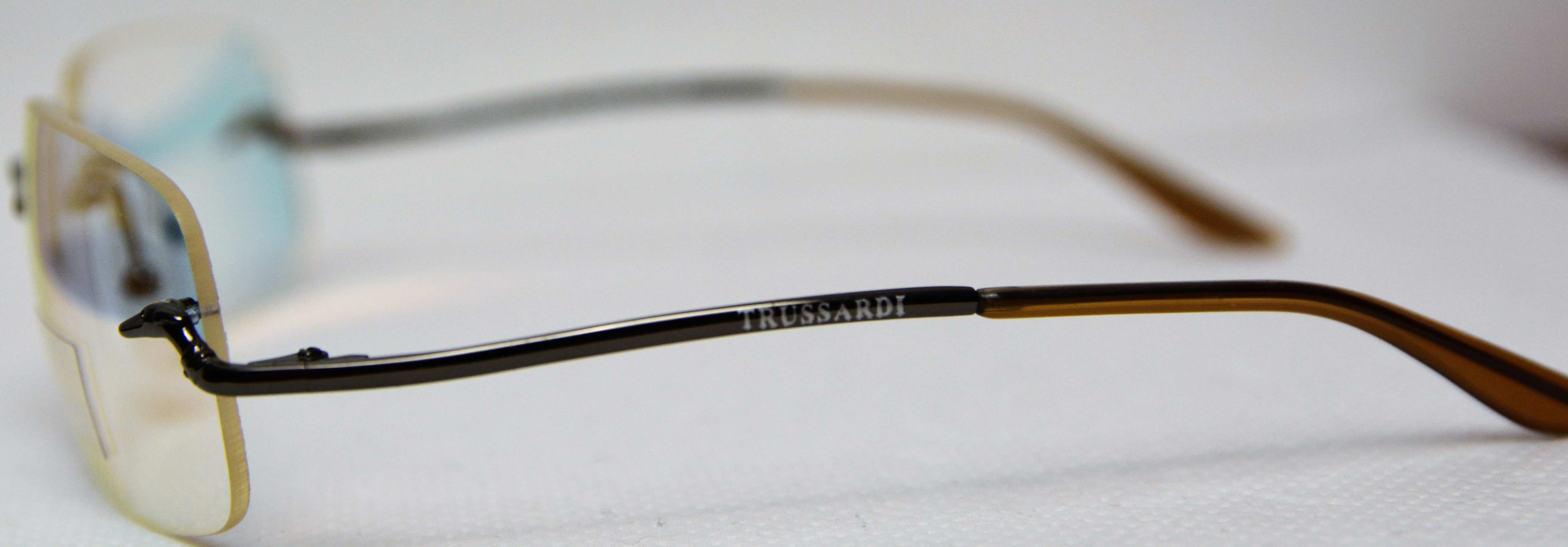 Γυαλιά ηλίου Designer sunglasses Trussardi Visibilia TE 20433 711 5819 135 Κίτρινο