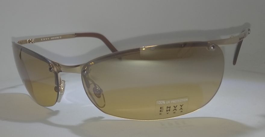 Γυαλιά ήλιου ENVY EM15 B 6815 OR99 115 με καφέ φακούς και μεταλλικό χρυσό σκελετό και καφέ  (OEM)