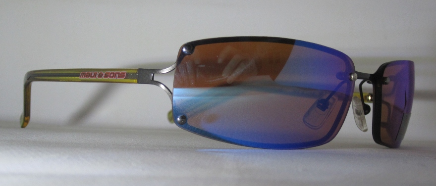 Γυαλιά ήλιου Maui & Sons MA8032 C7 6017 130 με μπλε φακούς και κοκάλινο σκελετό (OEM)