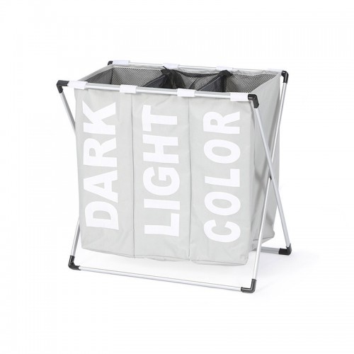 Folding Washbasin Basket With 3 Spaces