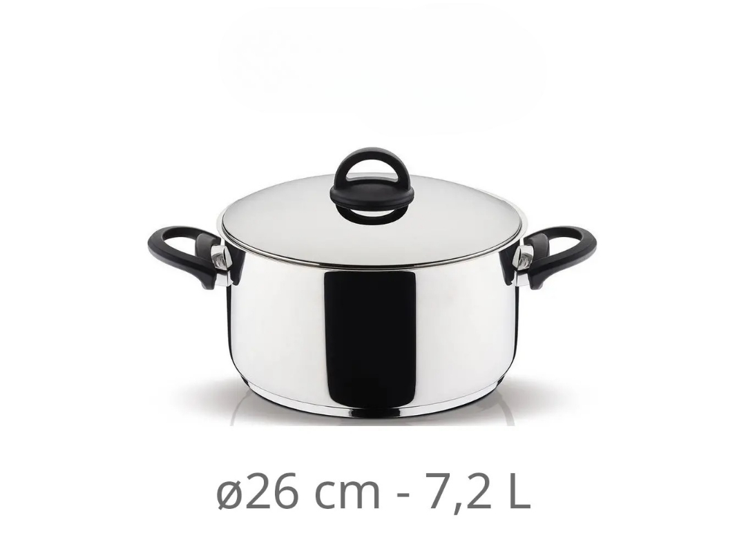 Χύτρα Ν.26 7,2L Homebliss Pyramis 18/10 INOX
