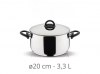 Χύτρα Ν.20 3,3L Homebliss Pyramis 18/10 INOX