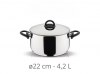 Χύτρα Ν.22 4,2L Homebliss Pyramis 18/10 INOX