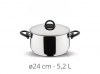 Χύτρα Ν.24 5,2L Homebliss Pyramis 18/10 INOX