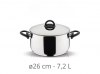 Χύτρα Ν.26 7,2L Homebliss Pyramis 18/10 INOX