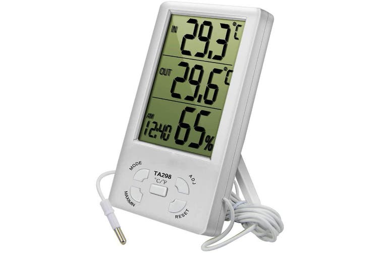 Portable Indoor Outdoor Digital Thermometer Hygrometer LCD Display Sensor Weather Station Temperature Humidity Meter