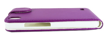 Leather Flip Case for Huawei Ascend G620s Purple (ΟΕΜ)