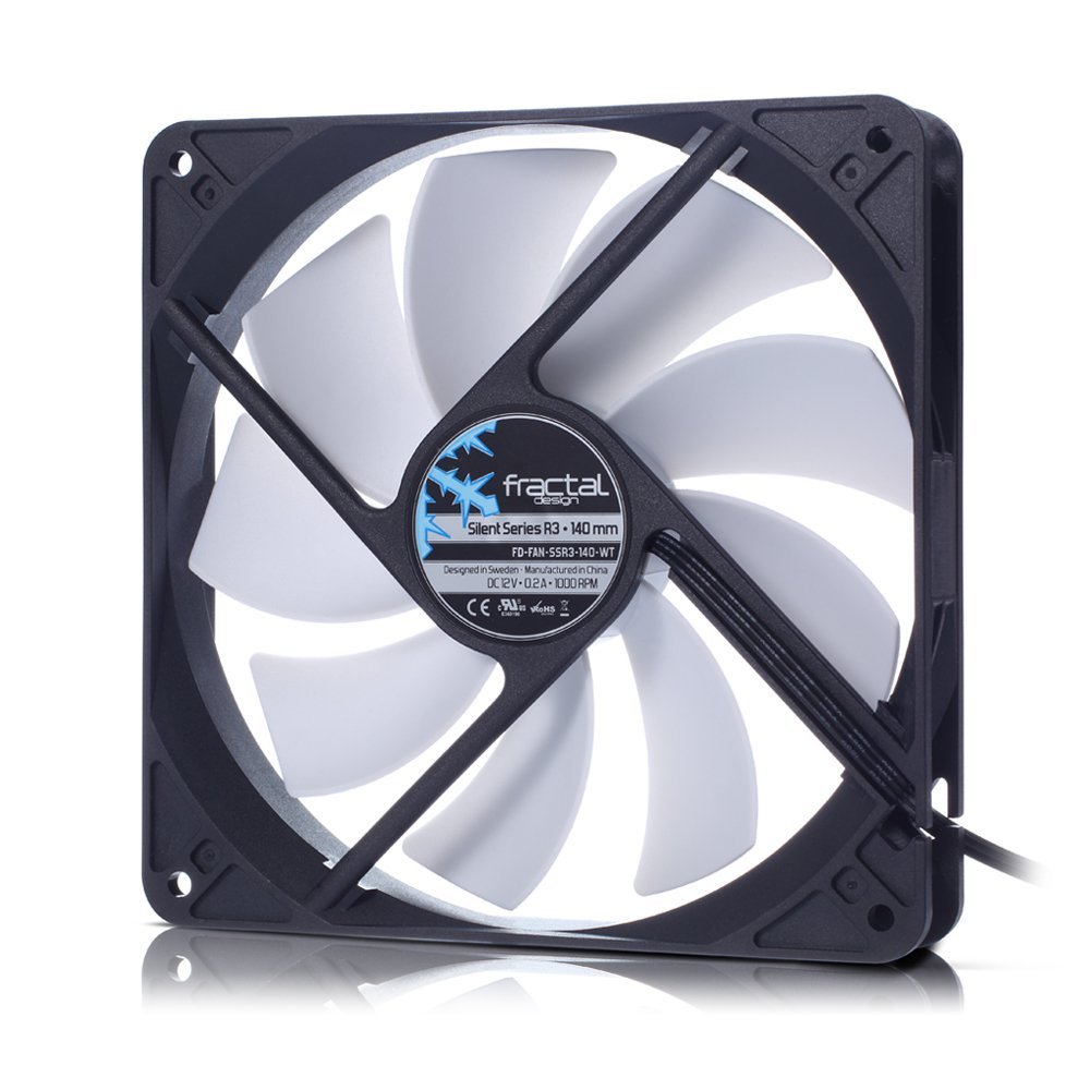 Fractal Design Silent Series R3 140mm Case Fan (140 x 140 x 25 mm) 12V