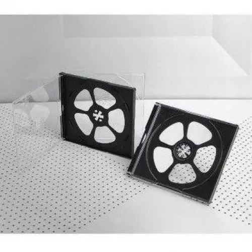 Plastic Case 4 place for CD/DVD Black (OEM) Plastic Case 4 place for CD/DVD Black (OEM)