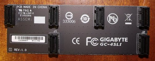 4-Way SLI Bridge 13 cm Solid Graphics Card Link Cable Connector Strip