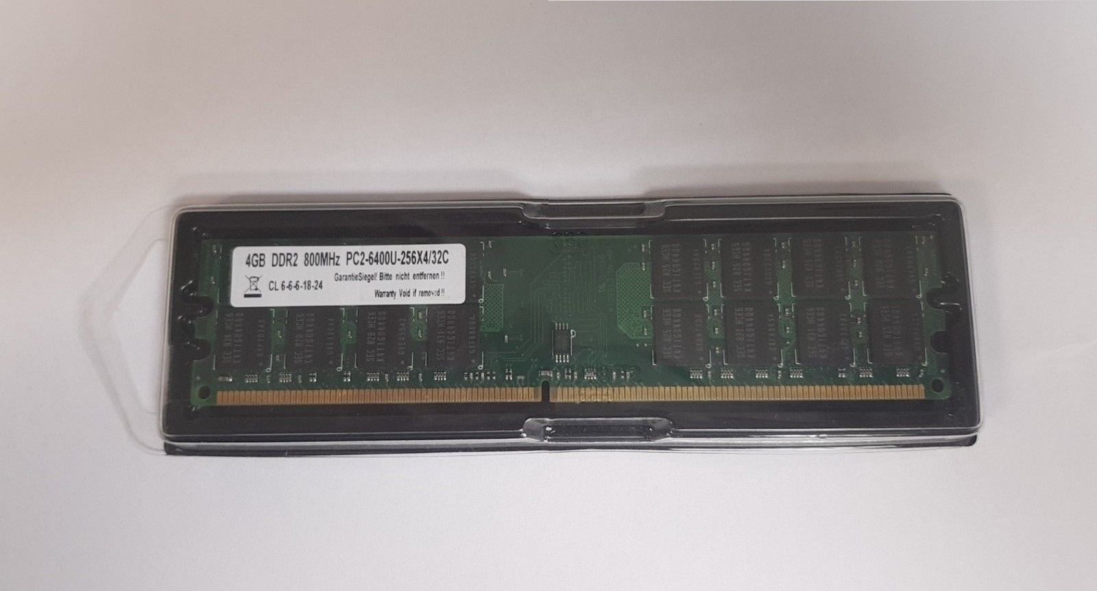 4GB DDR2 800MHz PC2-6400U-256X4/32C μνήμη για AMD
