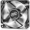 Ημιδιαφανής Ανεμιστήρας 80mm με 4 Λευκά LED DEEPCOOL WINDBLADE 80 Άσπρο