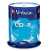 Verbatim CD-R Recordable Discs (52x, 700MB, 80min) - 100 Pack Verbatim CD-R Recordable Discs (52x, 700MB, 80min) - 100 Pack