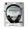 Ακουστικά Στερεοφωνικά με Καλώδιο 5m 3.5mm Heitech 09001373 Μαύρα Ακουστικά Στερεοφωνικά με Καλώδιο 5m 3.5mm Heitech 09001373 Μαύρα
