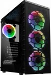 Kolink Observatory Lite Mesh Gaming Midi Tower Κουτί Υπολογιστή με Πλαϊνό Παράθυρο και RGB Φωτισμό Μαύρο