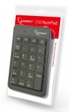 Gembird USB NumPad KPD-01 Μαύρο Gembird USB NumPad KPD-01 Μαύρο