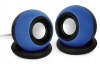 GEMBIRD SPK-AC-R Στερεοφωνικά ηχεία Speaker Sphere 3.5mm Jack μαύρο-μπλέ GEMBIRD SPK-AC-R Στερεοφωνικά ηχεία Speaker Sphere 3.5mm Jack μαύρο-μπλέ