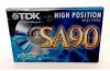 TDK Position Chrome TYPE ii 90 Audio Cassette TDK Position Chrome TYPE ii 90 Audio Cassette